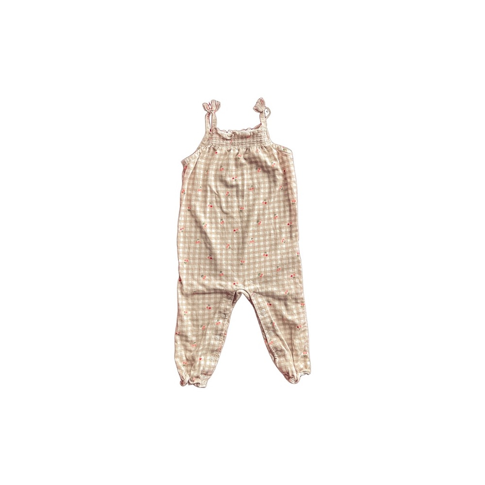 Gingham Cherry Jumpsuit